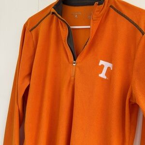 Antigua University of Tennessee VOLS 1/4 Quarter Zip Pullover size Small